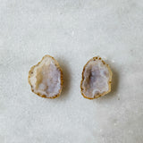 Top Quality Tabasco Geode Pairs Mini Geode Tiny Colorful Crystals Miniature