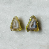 Top Quality Tabasco Geode Pairs Mini Geode Tiny Colorful Crystals Miniature