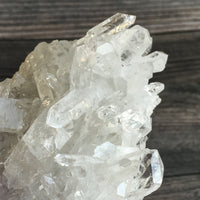 Clear Quartz Cluster: 3.5 oz (100 g); 3.35" Long; A+ Quality Rough Raw Mineral