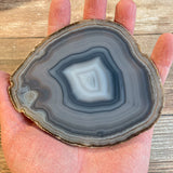 Large Natural Agate Slice - Approx 4.65" Long - Large Agate Slice