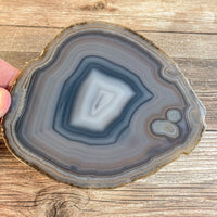 Large Natural Agate Slice - Approx 4.65" Long - Large Agate Slice