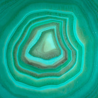 Large Green Agate Slice - Approx 4.75" Long - Large Agate Slice