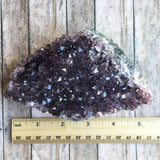 Amethyst Crystal Cluster: 15.5 oz (440 g), A+ Quality, Stone Mineral