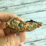 Azurite w/ Malachite: 1.75" Long, 1.9oz (52g) Unpolished Raw Rough Mineral