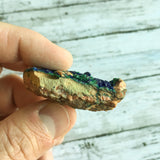 Azurite w/ Malachite: 1.75" Long, 1.9oz (52g) Unpolished Raw Rough Mineral